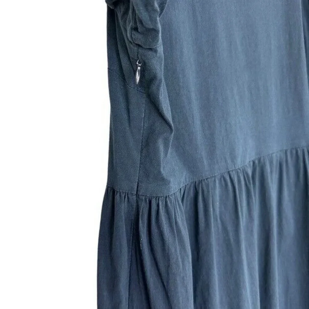 Mod REF THE ZARIA DRESS NAVY SQUARE NECK SIZE SMALL STYLE DR2436 - Picture 9 of 13